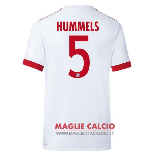 nuova maglietta bayern munich 2017-2018 hummels 5 terza